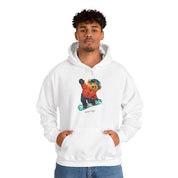 Eco-Friendly Snowboard Bear Hoodie