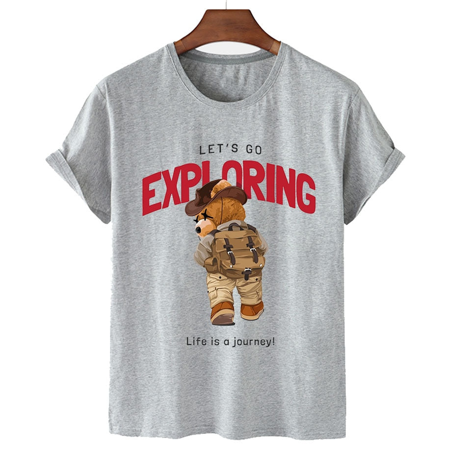 Eco-Friendly Explorer Bear T-shirt