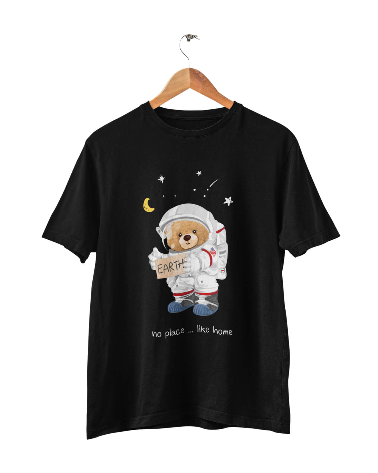 Organic Astronaut Bear T-shirt