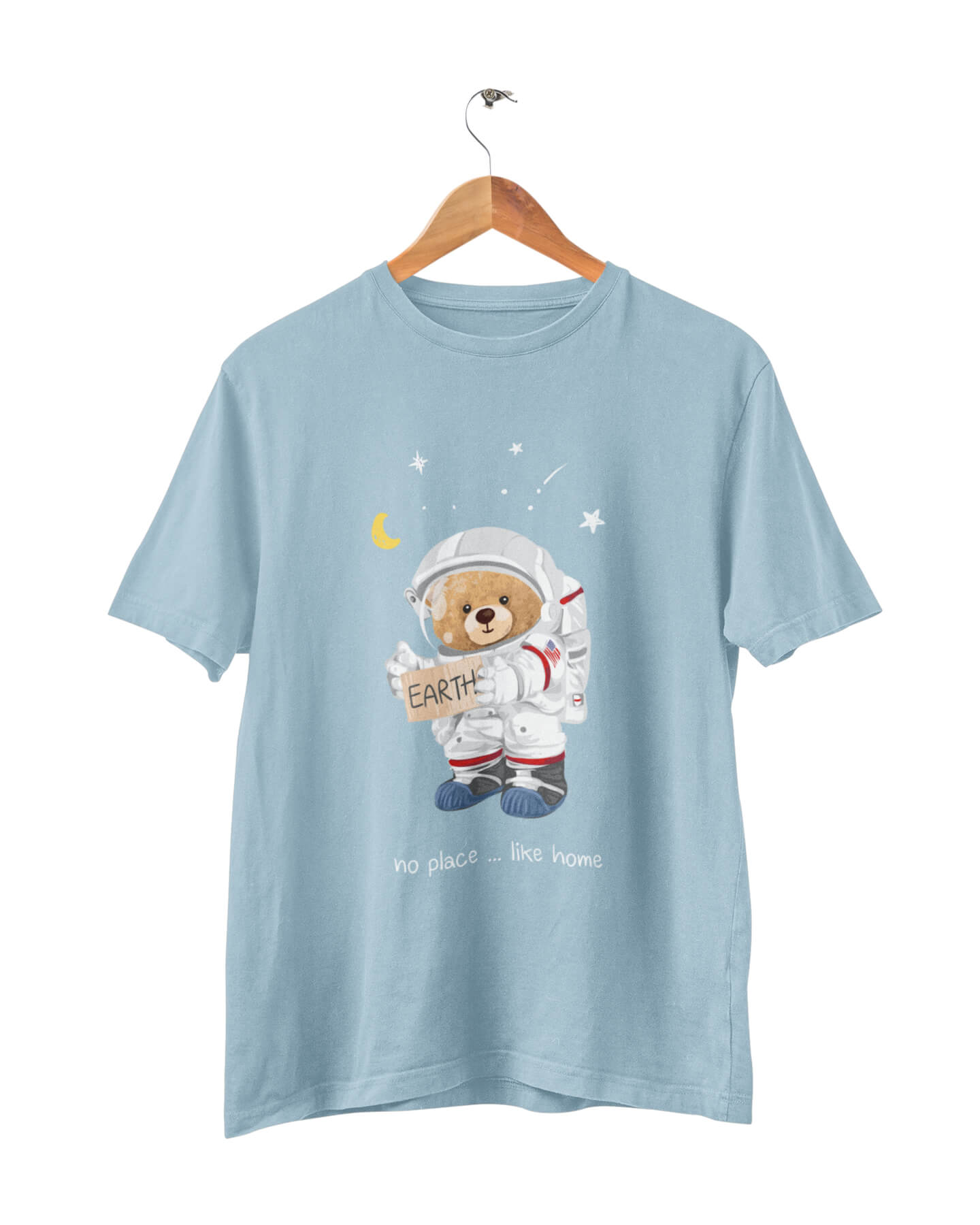 Organic Astronaut Bear T-shirt