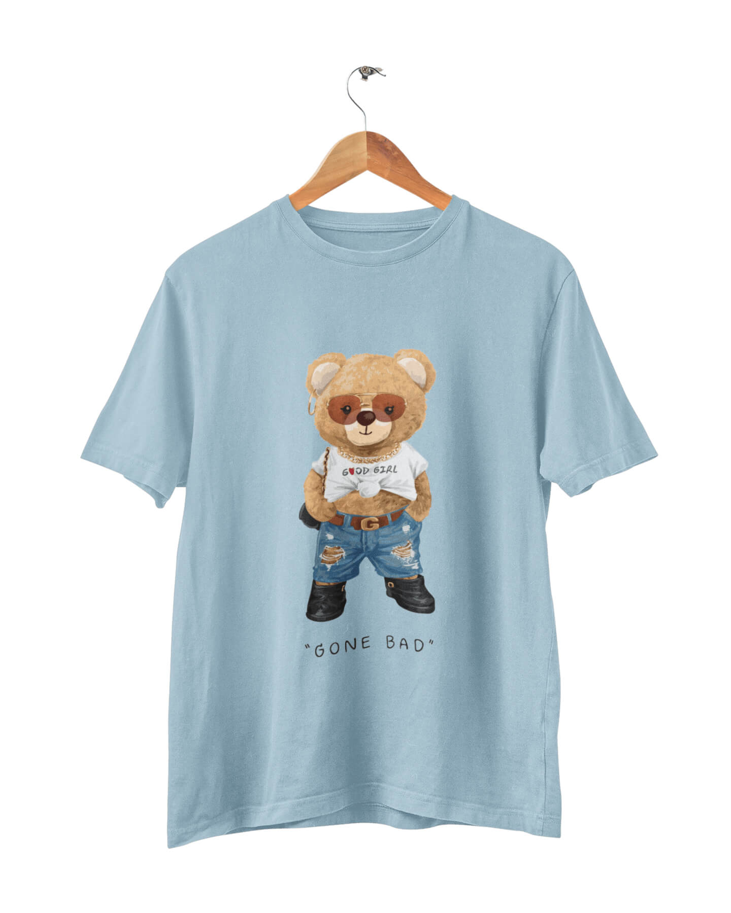 Organic Bad Girl Bear T-shirt