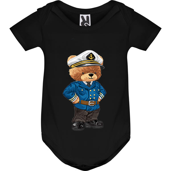 Eco-Friendly Admiral Bear Baby Bodysuit