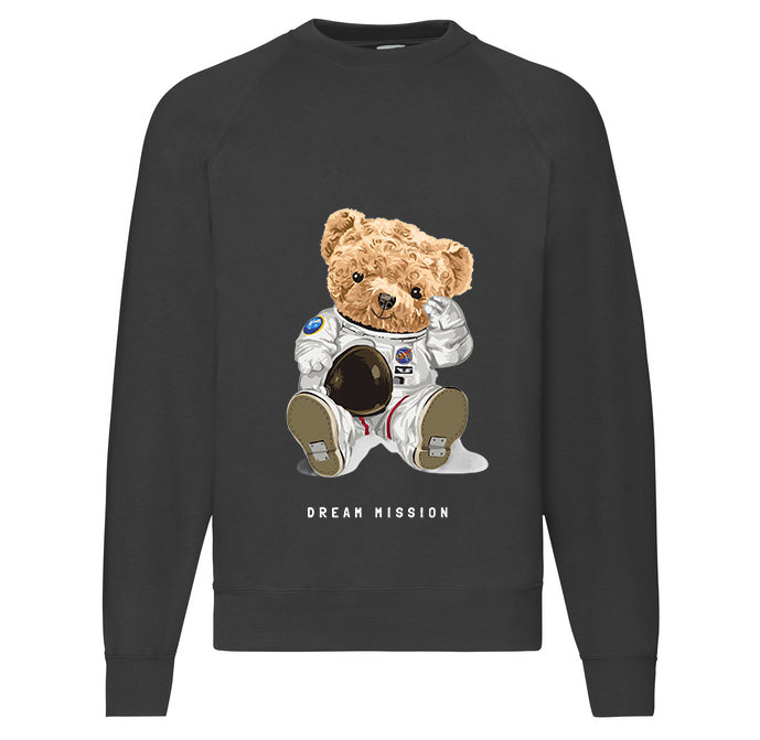 Eco-Friendly Astronaut Bear Pullover