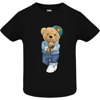 Eco-Friendly Bad Boy Bear Baby T-shirt