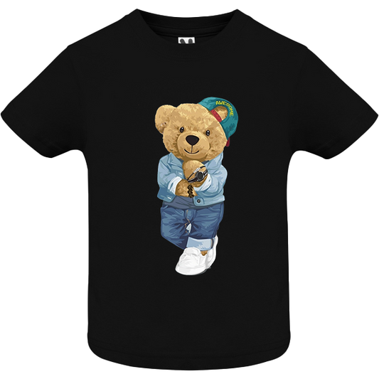 Eco-Friendly Bad Boy Bear Baby T-shirt