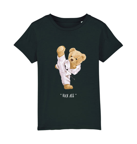 Eco-Friendly Karate Bear Kids T-shirt