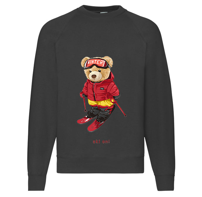 Eco-Friendly Ski Bear Pullover