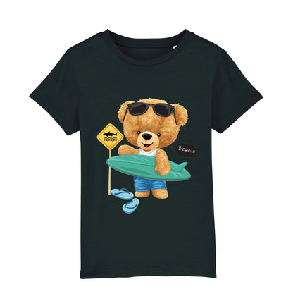 Eco-Friendly Surf Bear Kids T-shirt