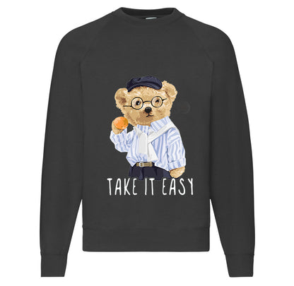 Eco-Friendly Take it Easy Bear Pullover