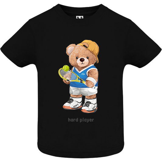 Eco-Friendly Tennis Bear Baby T-shirt