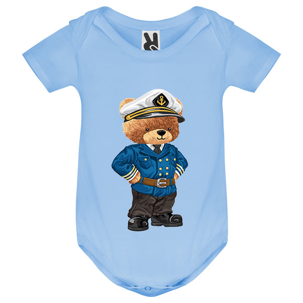 Eco-Friendly Admiral Bear Baby Bodysuit