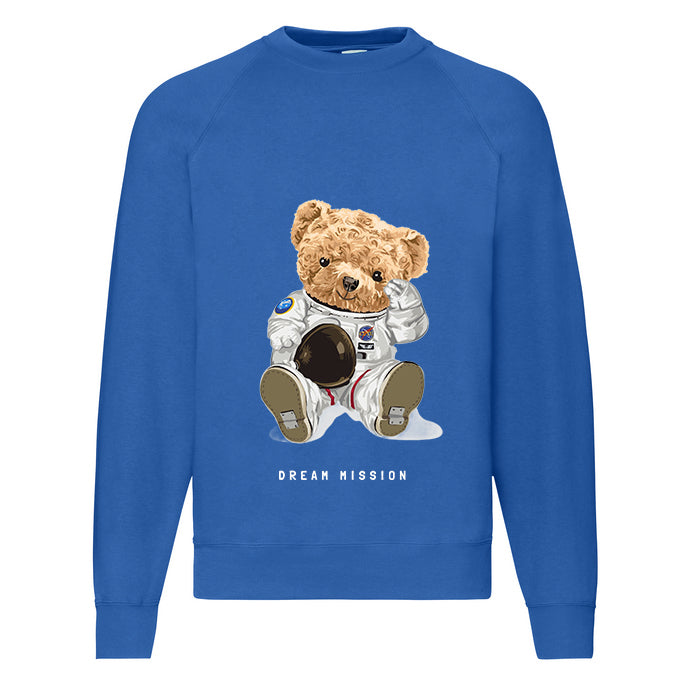 Eco-Friendly Astronaut Bear Pullover