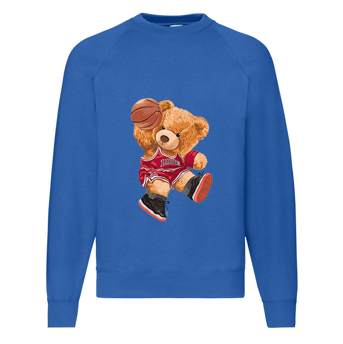 Eco-Friendly Basketball Bear Pullover