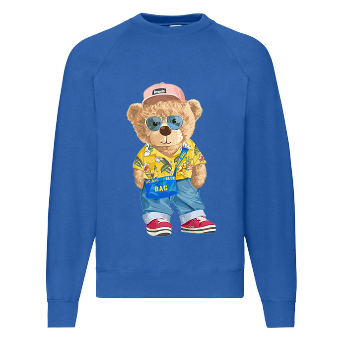 Eco-Friendly Colorful Bear Pullover