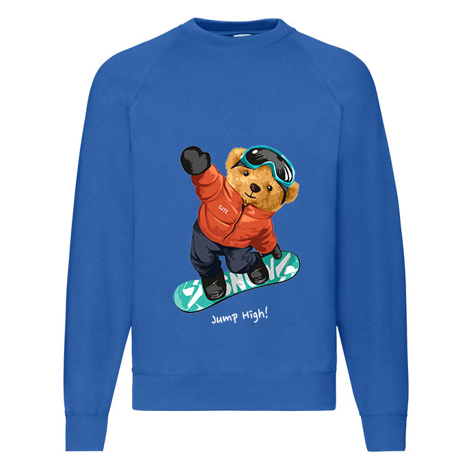 Eco-Friendly Snowboard Bear Pullover