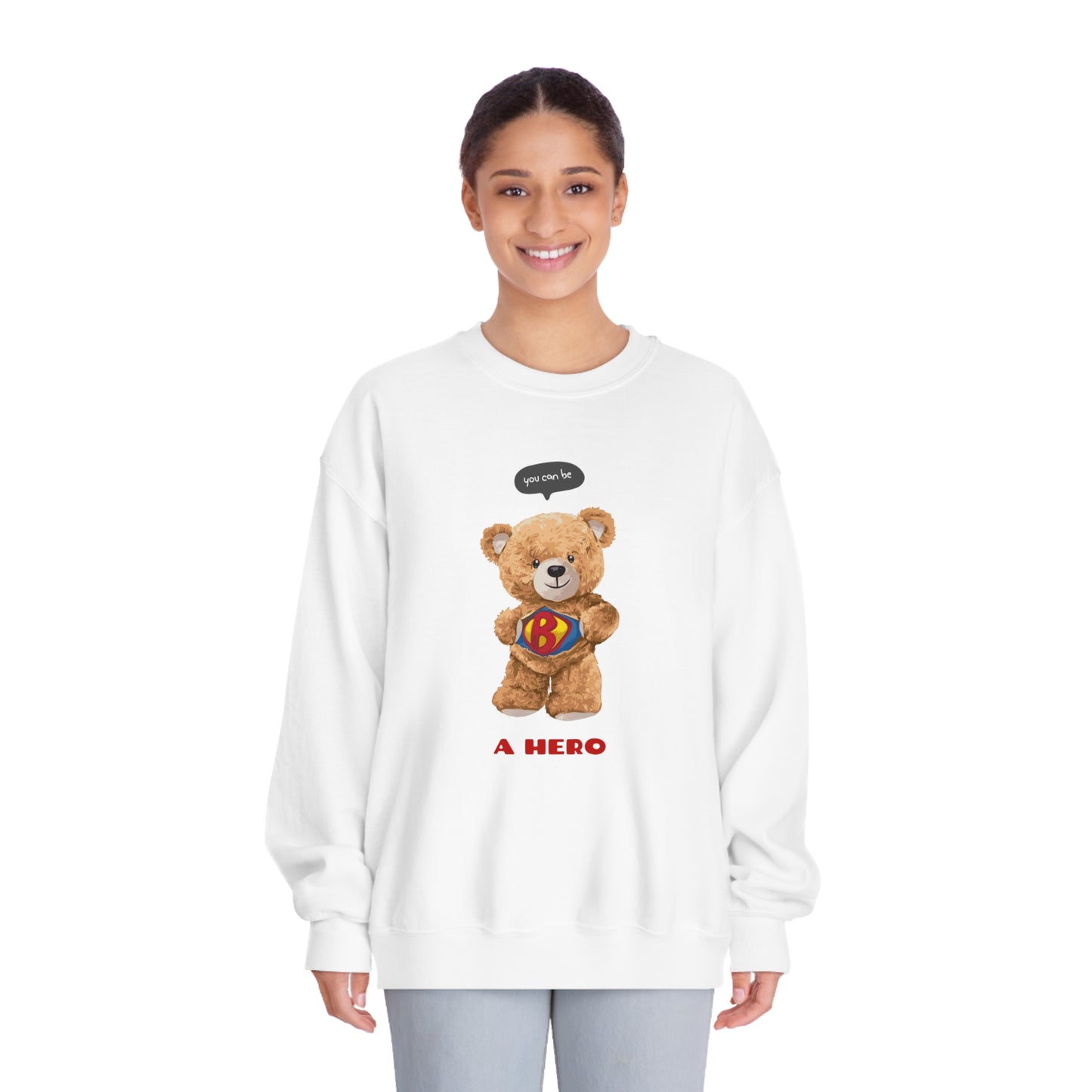 Eco-Friendly Hero Bear Pullover