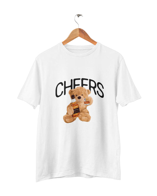 Organic Cheers Bear T-shirt