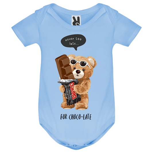 Eco-Friendly Choco Bear Baby Bodysuit