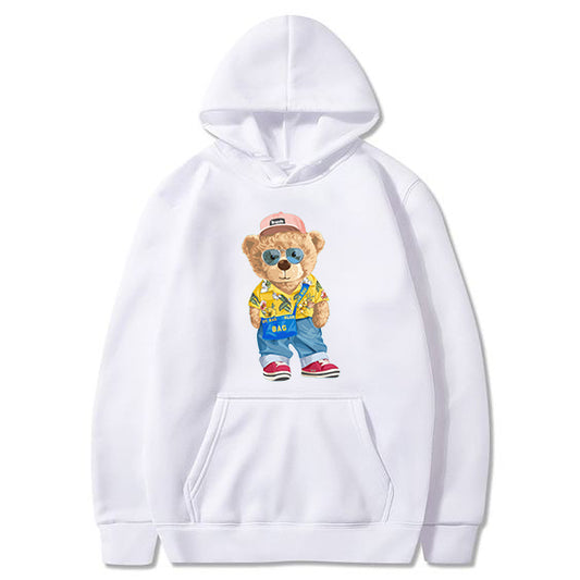 Eco-Friendly Colorful Bear Hoodie