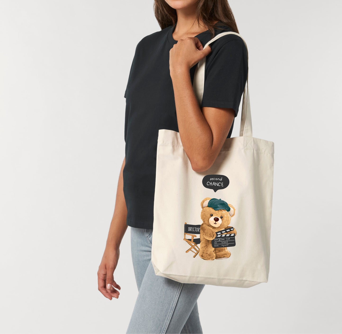 Eco-Friendly Director Bear Tote Bag