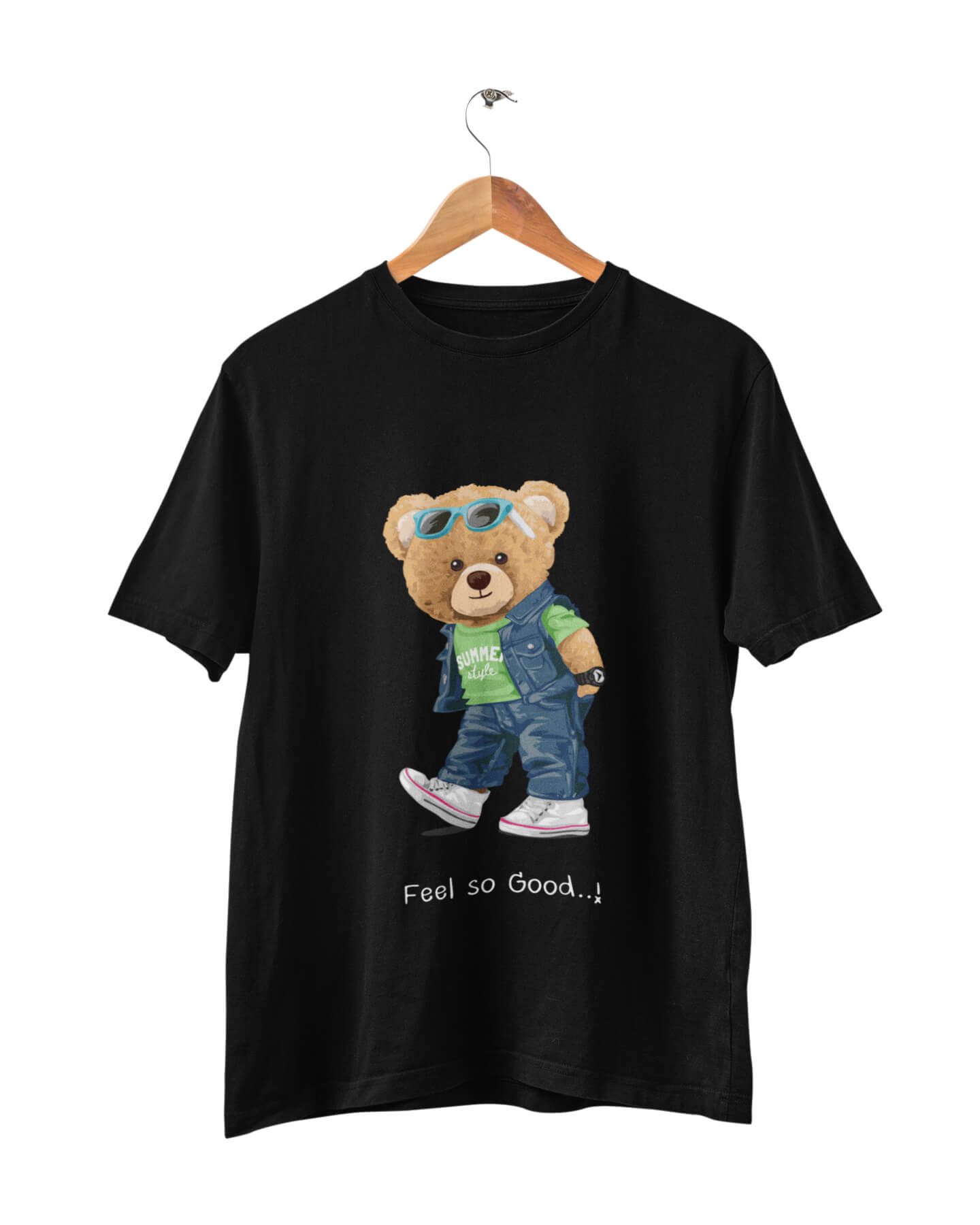 Organic Summer Vibes Bear T-shirt