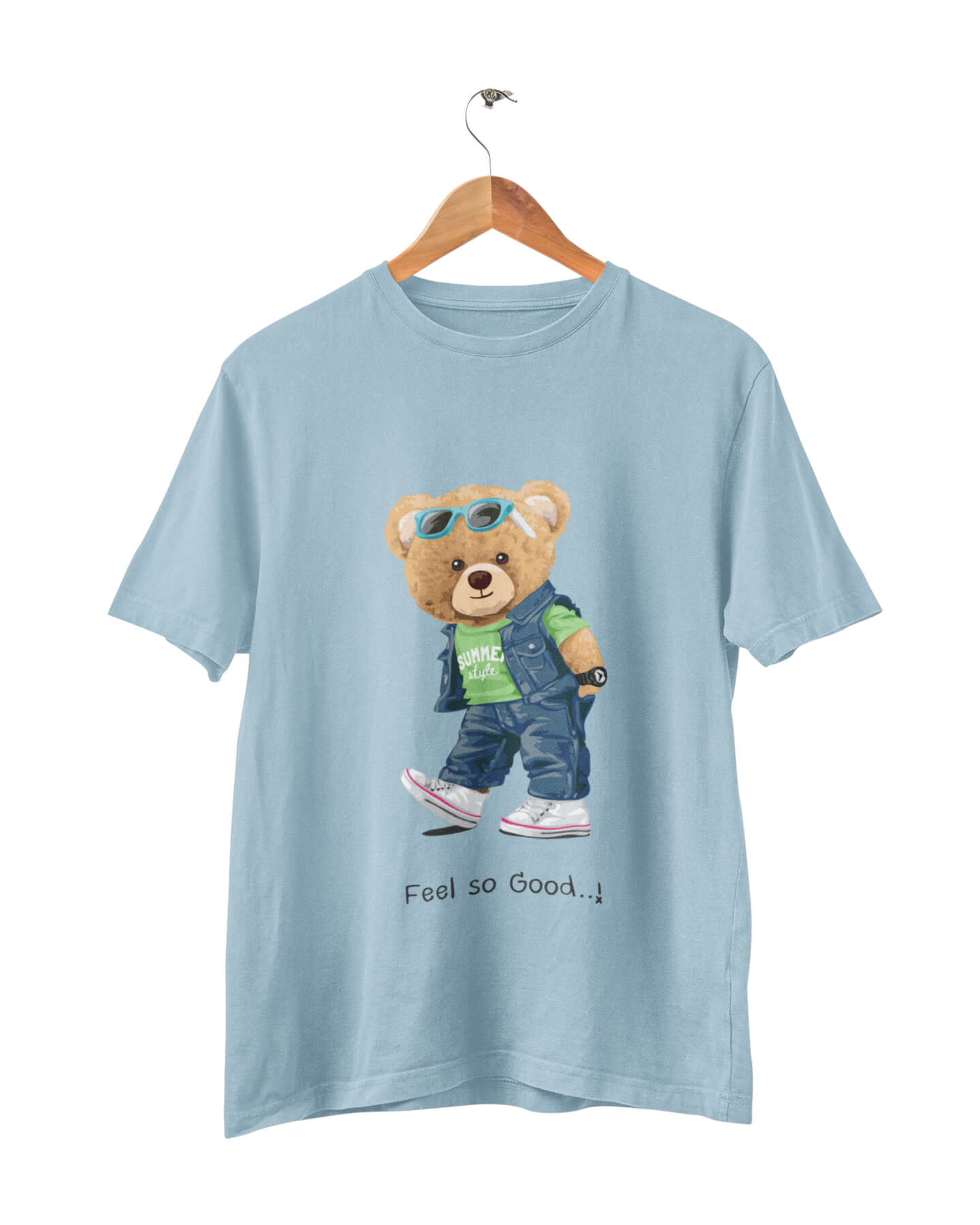 Organic Summer Vibes Bear T-shirt
