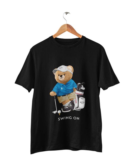 Organic Golf Bear T-shirt