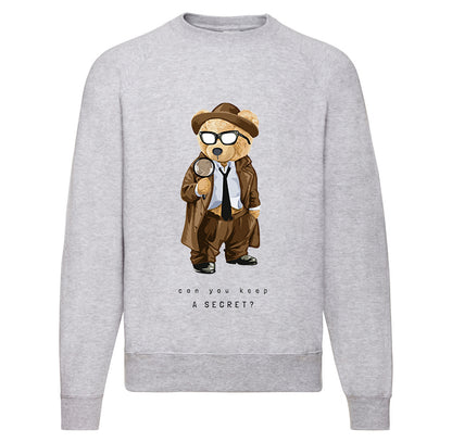 Eco-Friendly Detective Bear Pullover