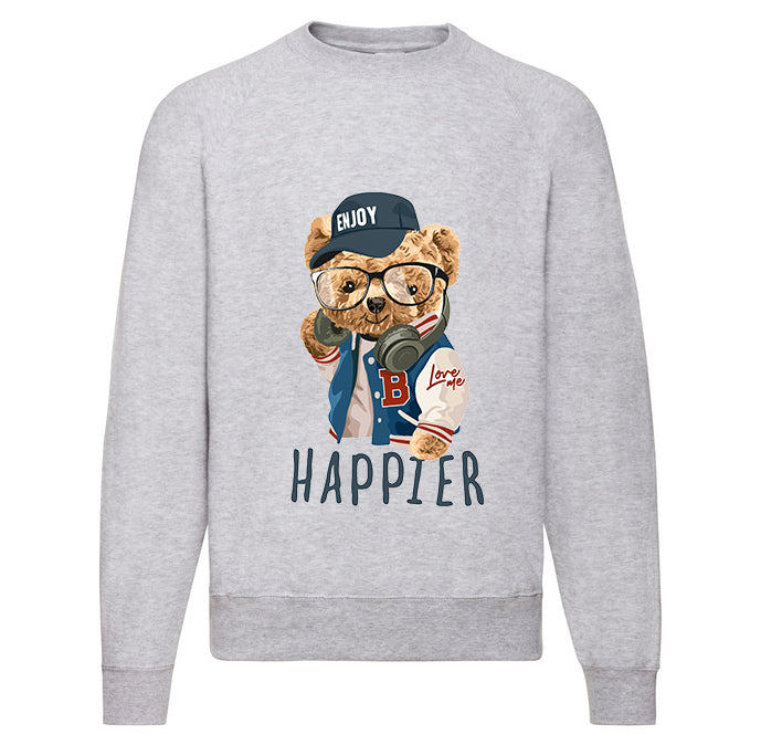 Eco-Friendly Happier Bear Pullover