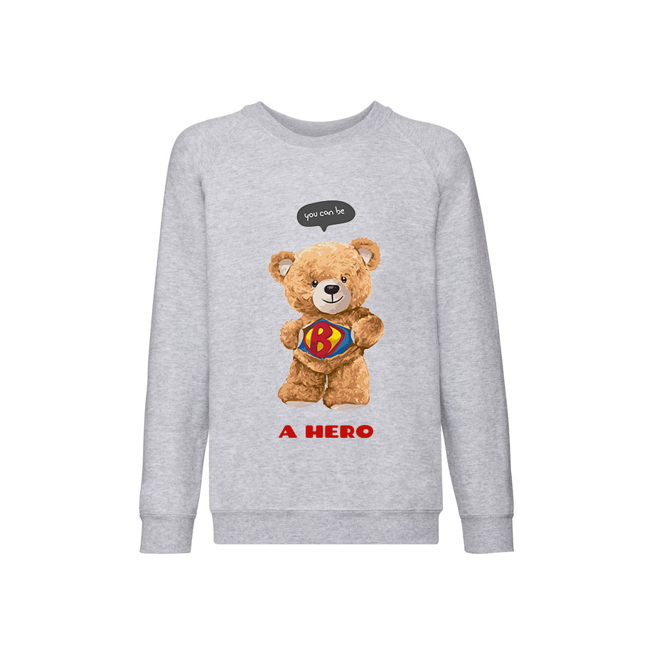 Eco-Friendly Hero Bear Kids Sweater