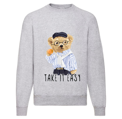 Eco-Friendly Take it Easy Bear Pullover