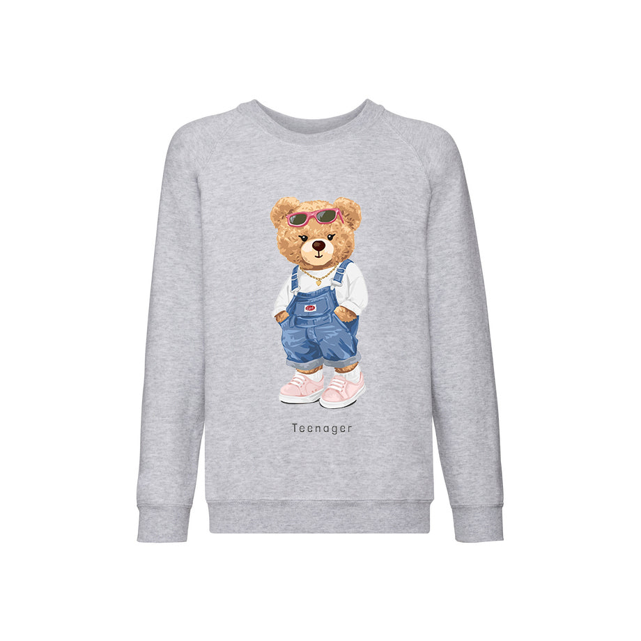 Eco-Friendly Teenager Bear Kids Sweater