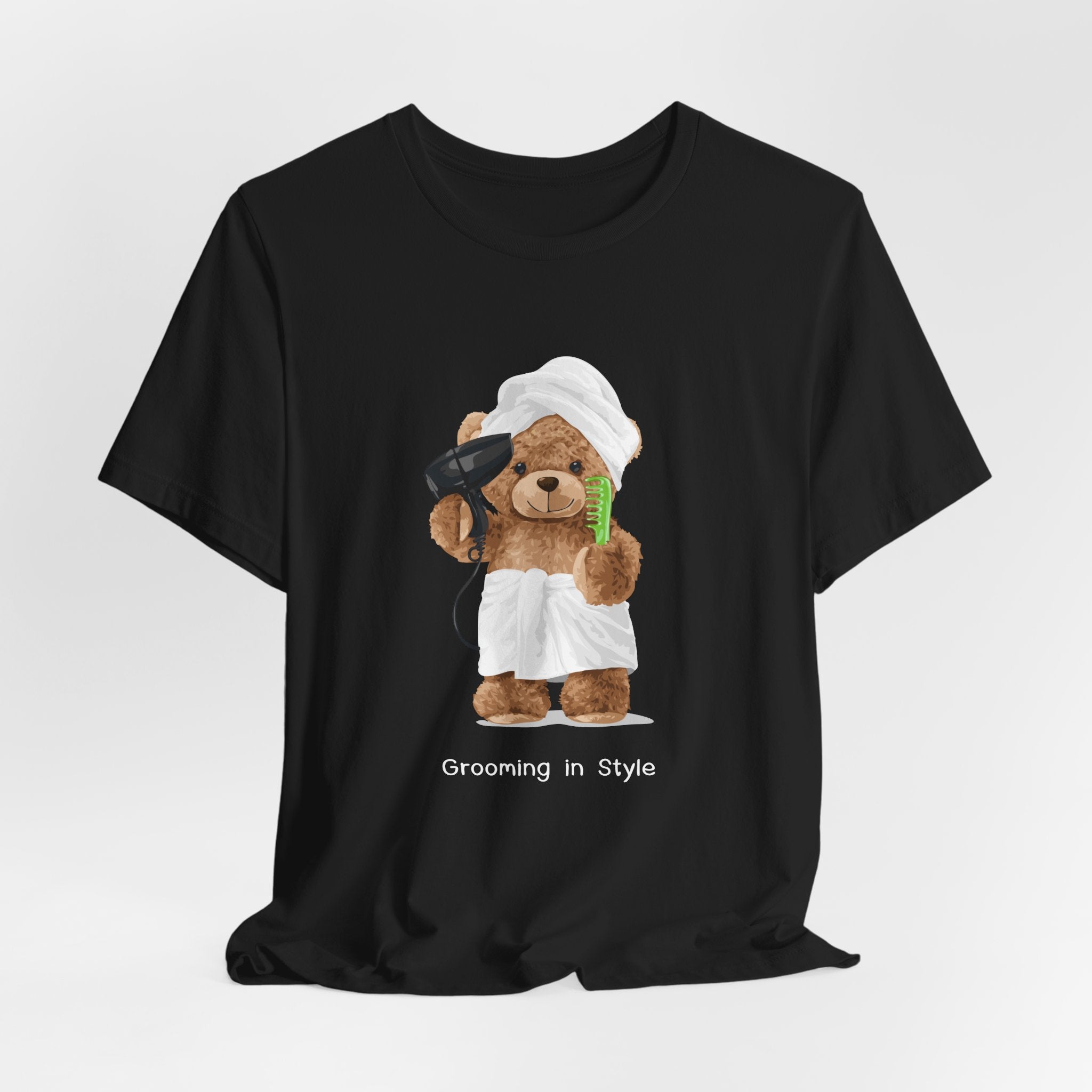 Organic Grooming Bear T-shirt