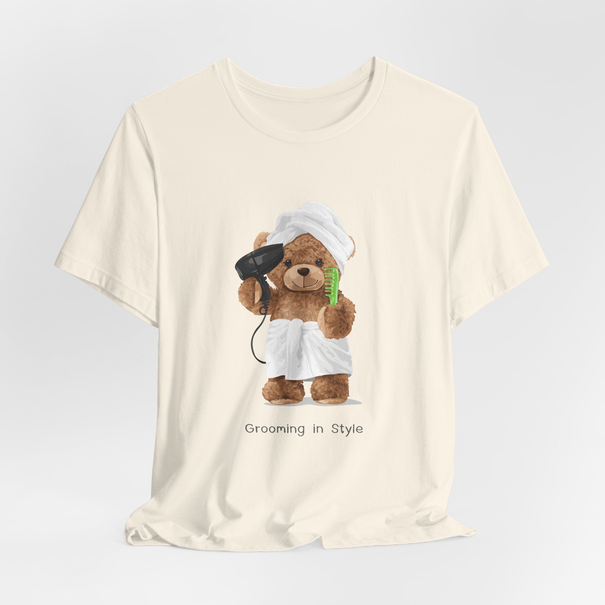 Organic Grooming Bear T-shirt