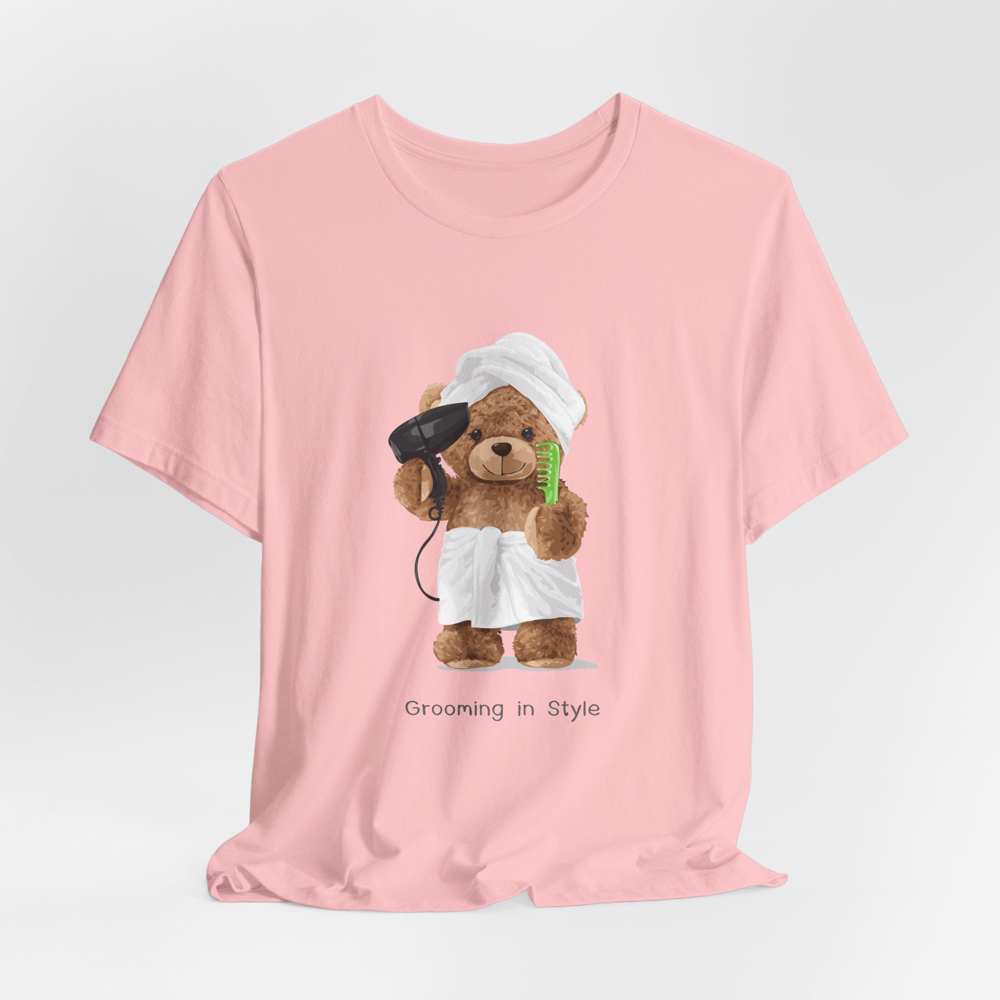 Organic Grooming Bear T-shirt