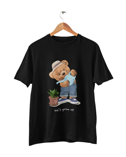 Organic Grow Up Bear T-shirt