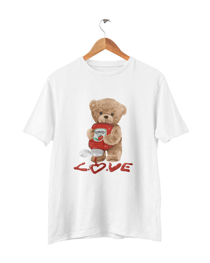 Organic Ketchup Bear T-shirt