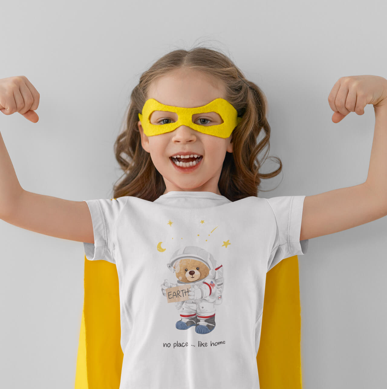 Eco-Friendly Astro Bear Kids T-shirt