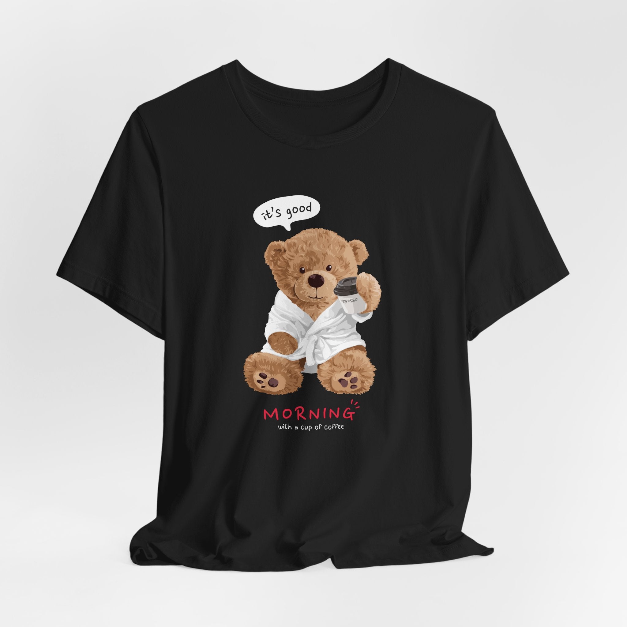 Organic Good Morning Bear T-shirt