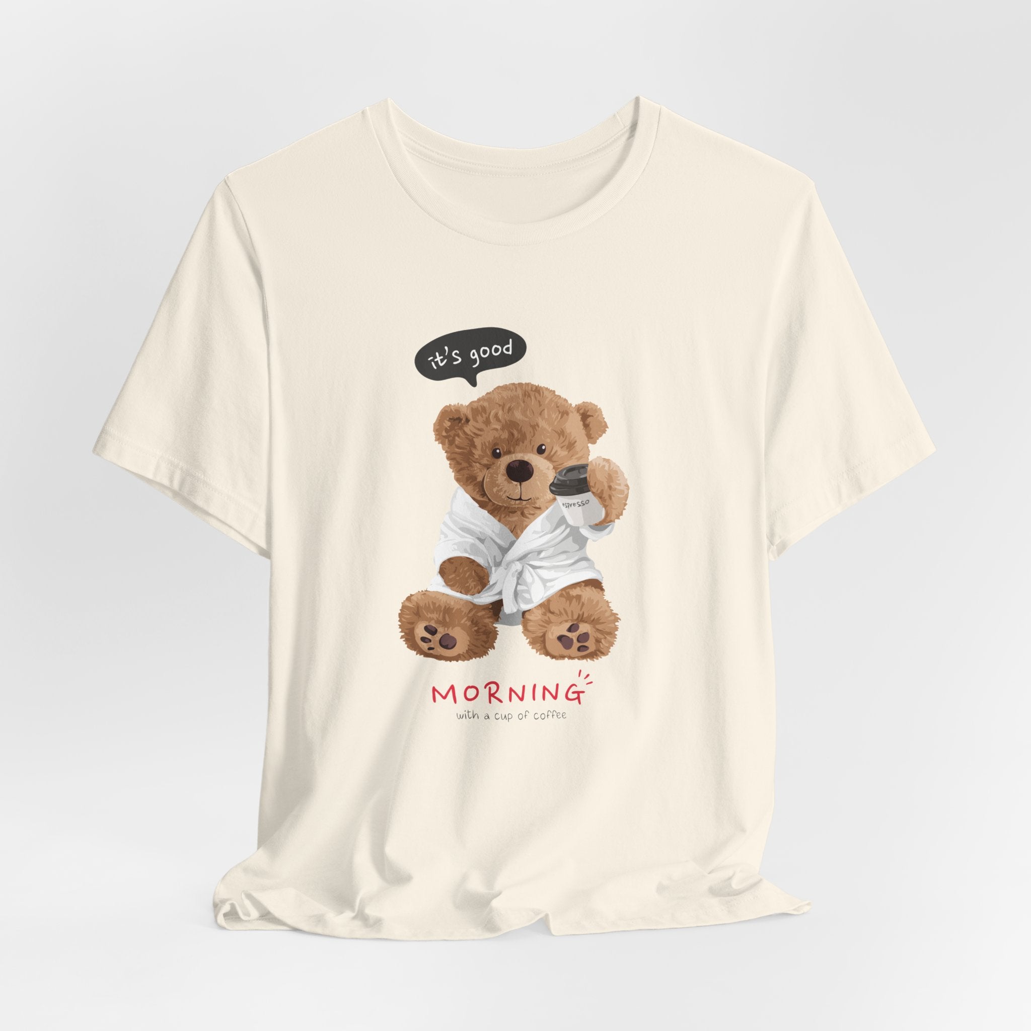 Organic Good Morning Bear T-shirt