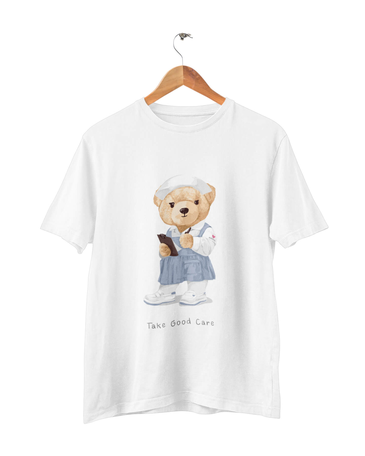 Organic Nurse Bear T-shirt