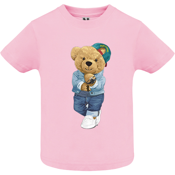 Eco-Friendly Bad Boy Bear Baby T-shirt