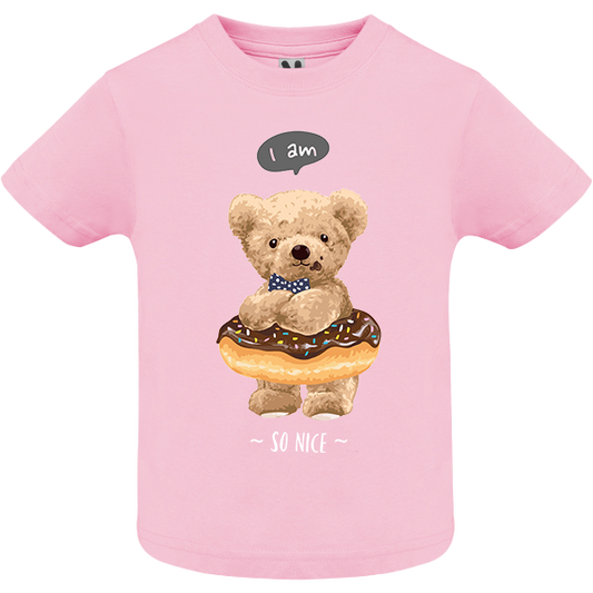 Eco-Friendly Donut Bear Baby T-shirt