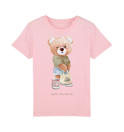 Eco-Friendly Earth Bear Kids T-shirt