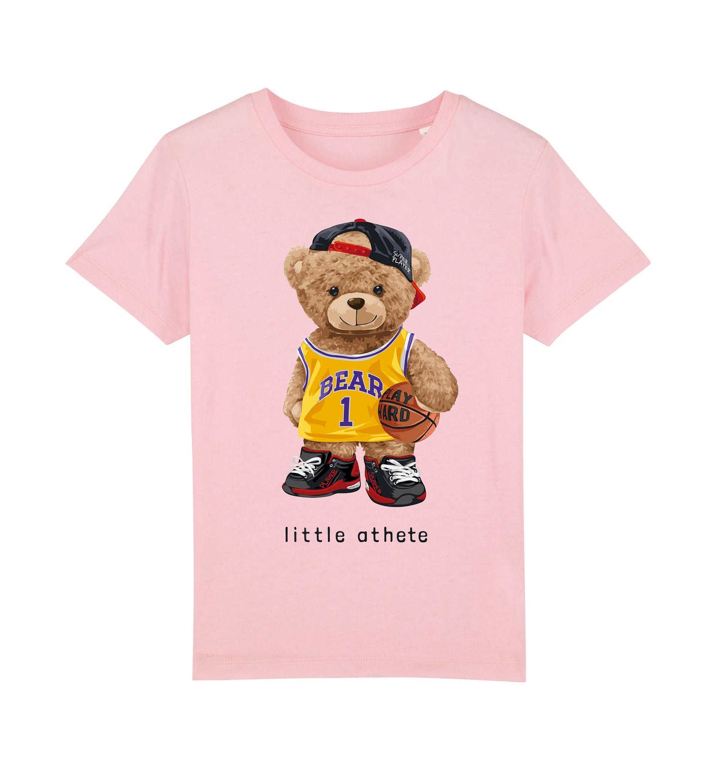 Eco-Friendly Lakers Bear Kids T-shirt