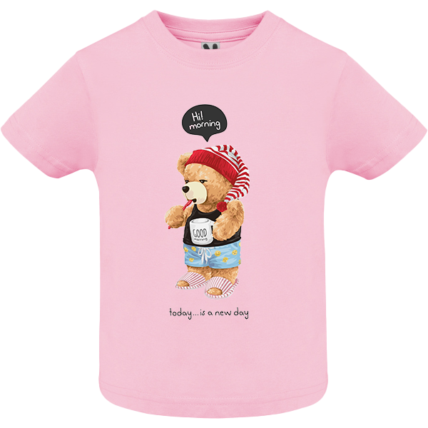 Eco-Friendly Morning Bear Baby T-shirt