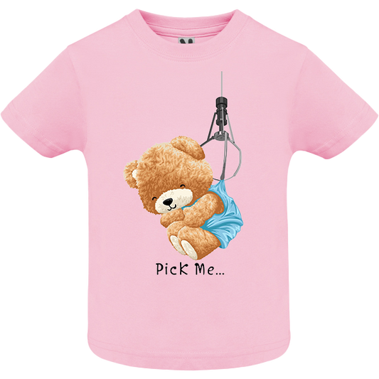 Eco-Friendly Pick Me Bear Baby T-shirt