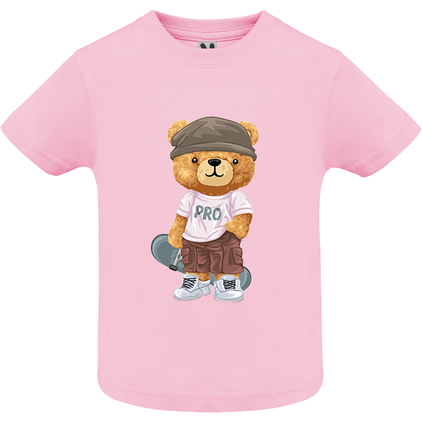 Eco-Friendly Skater Bear Baby T-shirt