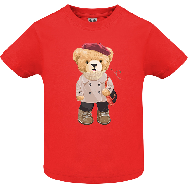 Eco-Friendly Autumn Bear Baby T-shirt