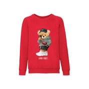 Eco-Friendly Good Vibes Bear Kids Sweater